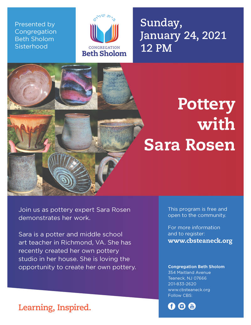 Banner Image for Pottery with Sara Rosen