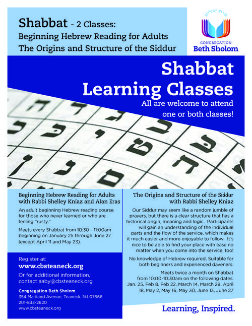 Banner Image for Shabbat Morning Learning
