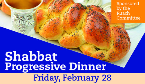 Banner Image for Ruach Progressive Shabbat Dinner