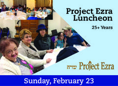 Banner Image for Project Ezra Lunch