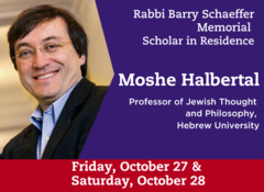 Banner Image for Moshe Halbertal - SIR